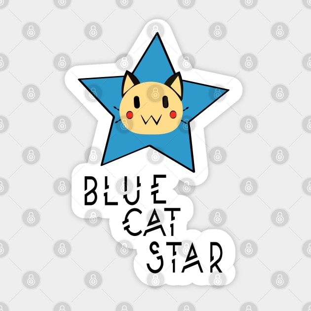 blue cat star Sticker by jaml-12